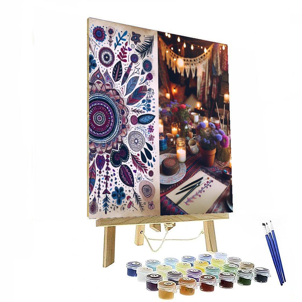 Bohemian Dreamland Paint By Color