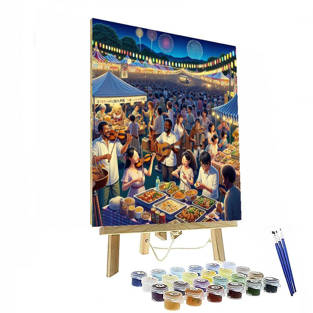 Sapporo Summer Festival - Sapporo, Japan Numbered Painting Kits
