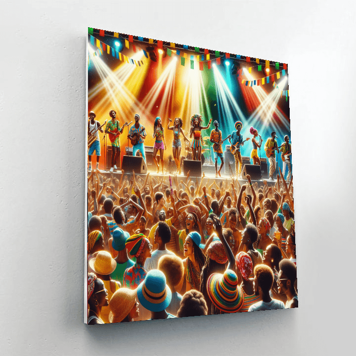 Kingston Music Festival - Jamaica DIY Paint By Numbers