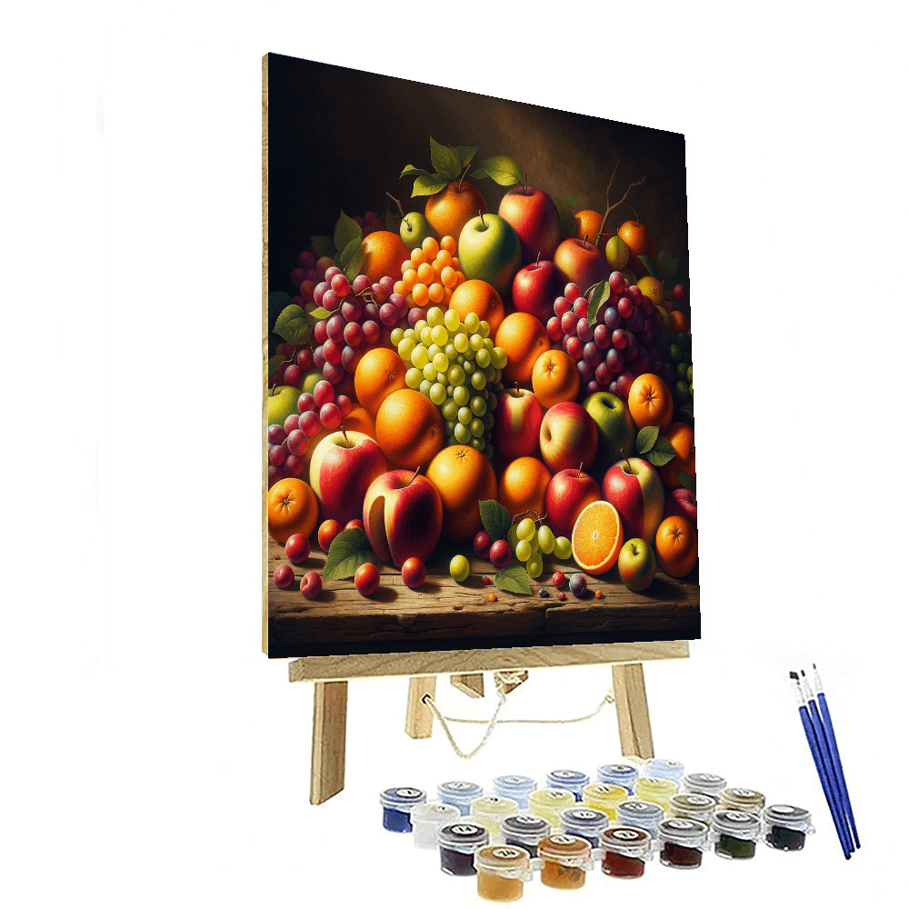 Cézanne Inspired Fruits of Imagination - DIY Painting By Numbers Kit