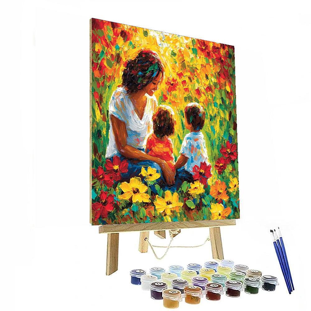 Mom’s Heart Garden Painting Number Kit