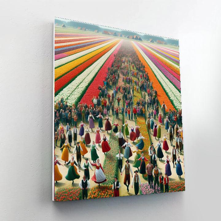 Tulip Time - Holland, Michigan Painting By Numbers Kit