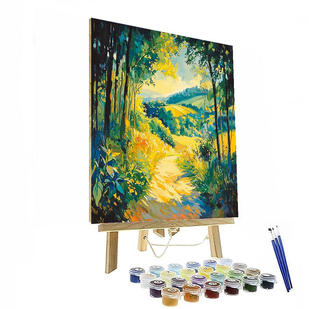 Paul Cézanne Inspired Radiant Nature  Paint By Numbers Kits