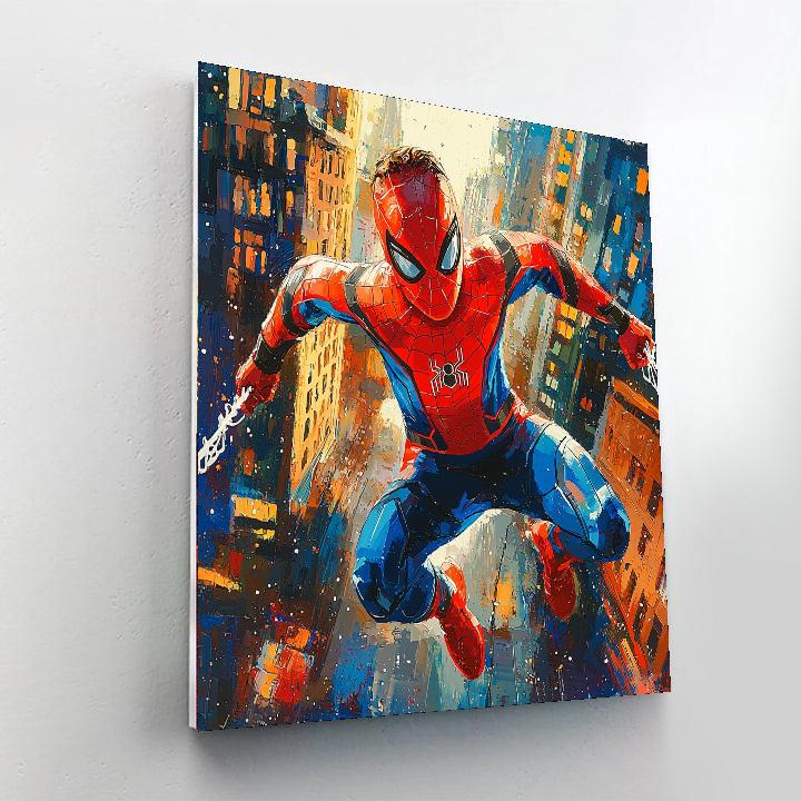 Tom Holland: The Youthful Bravery Of Spider-man Painting Number Kit