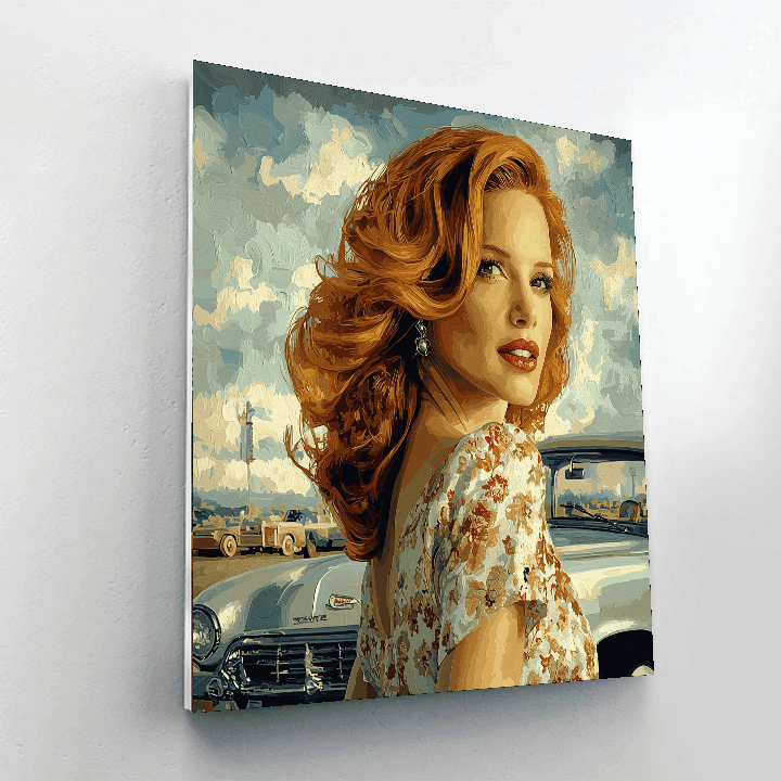 Jessica Chastain: The Bold Heart Of Tammy Wynette Paint By Color