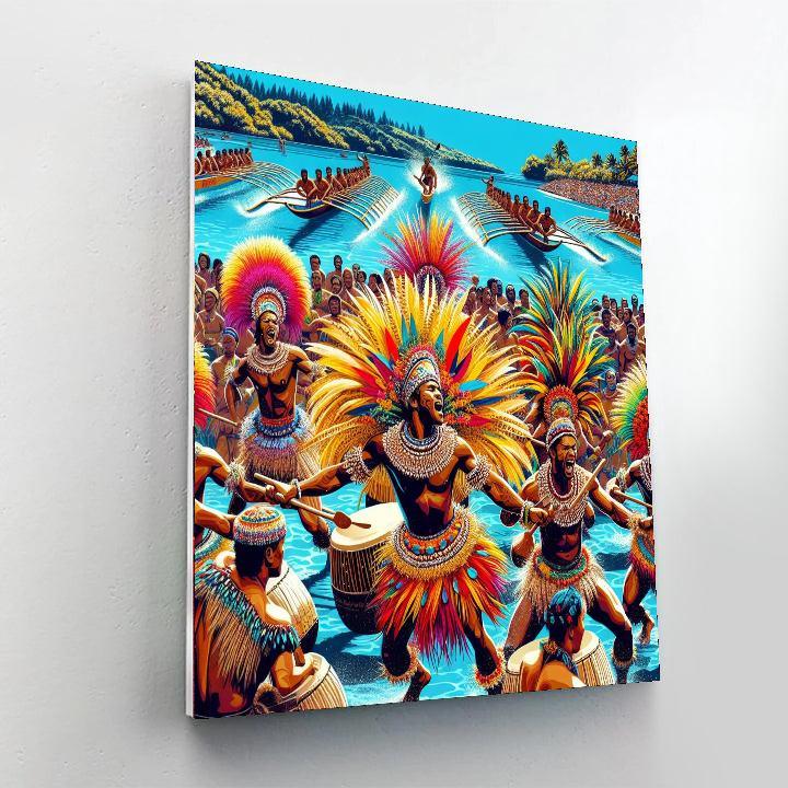 Heiva Festival - Tahiti Numbered Painting Kits