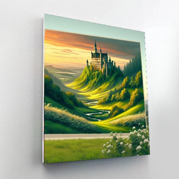 Historical Castles And Landscapes Paint By Numbers Kits