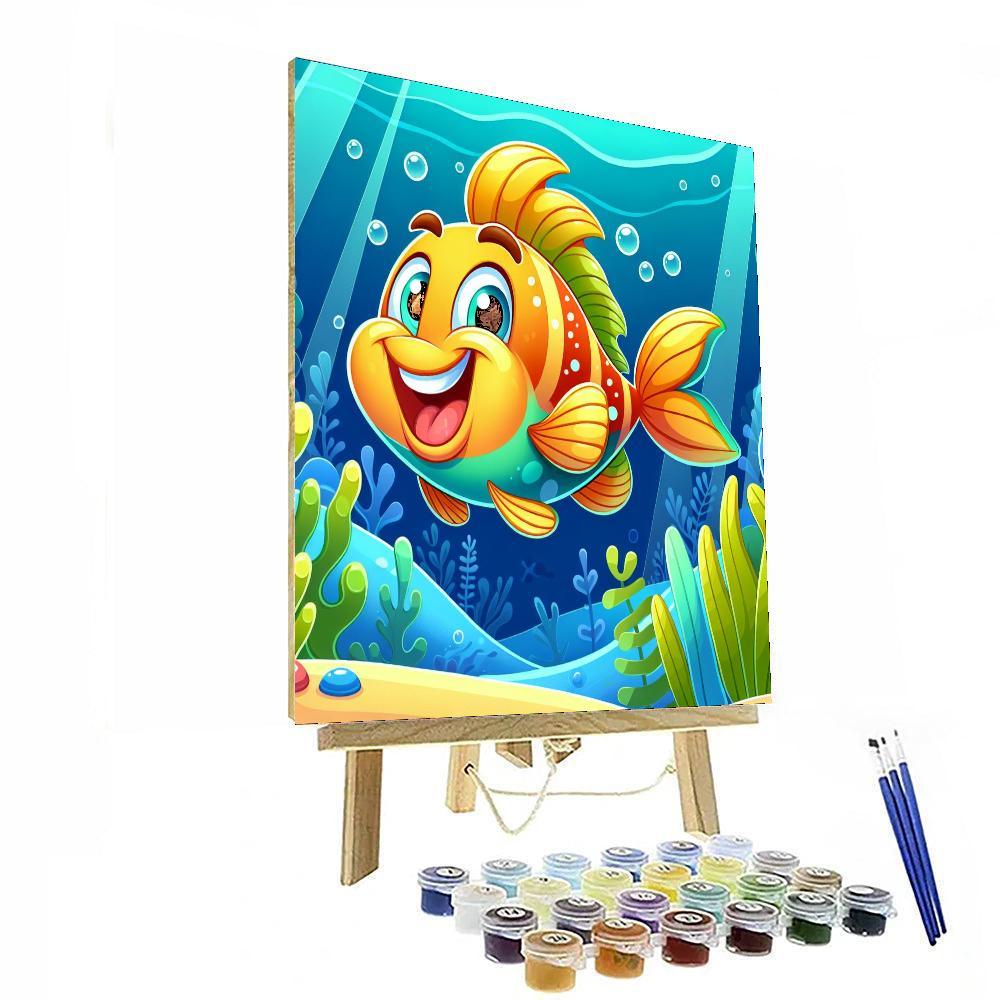 Merry Fish Numbered Painting Kits
