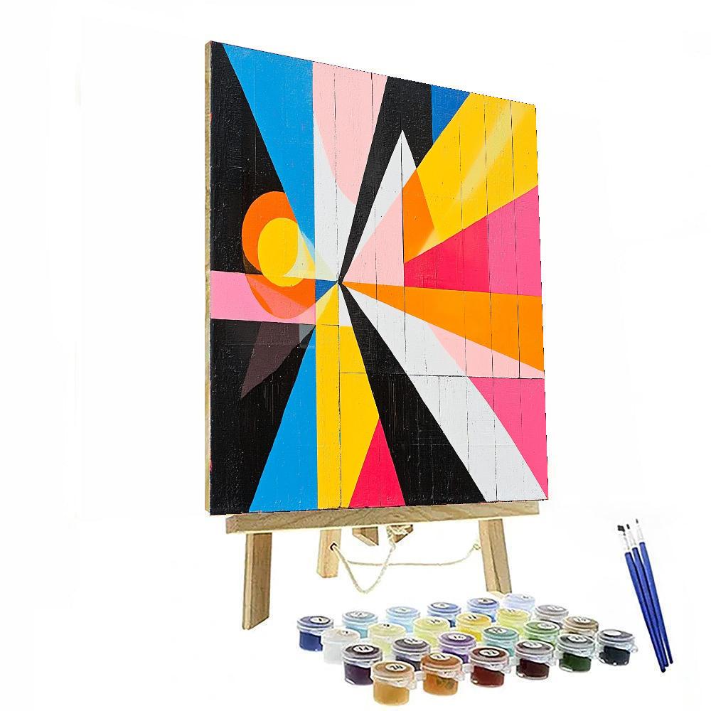 Banksy Inspired Visions Of Hope  Number Painting