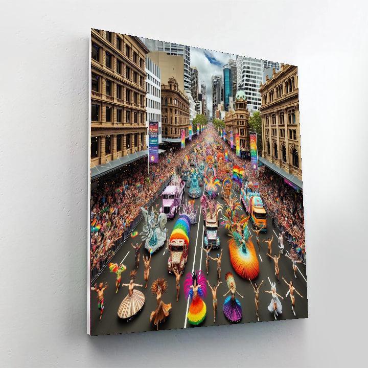 Mardi Gras - Sydney DIY Paint By Numbers