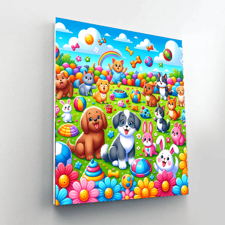 Whimsical Pet Adventures Paint By Numbers Kits