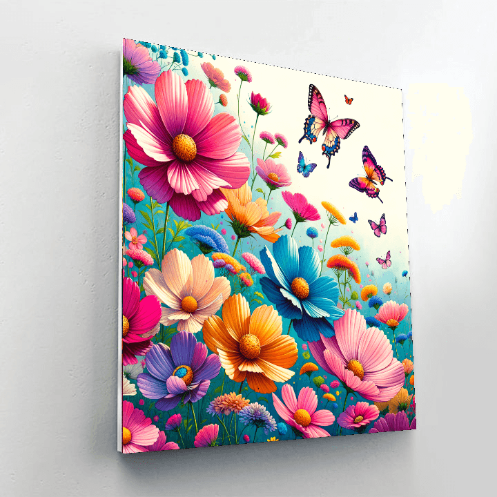 Exquisite Butterfly Garden Paint By Number
