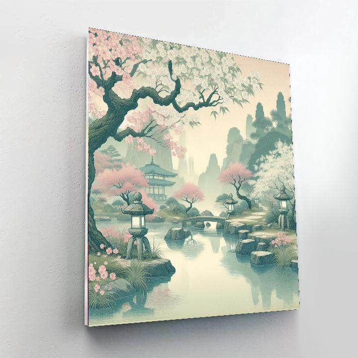 Japanese Garden Harmony Paint By Number