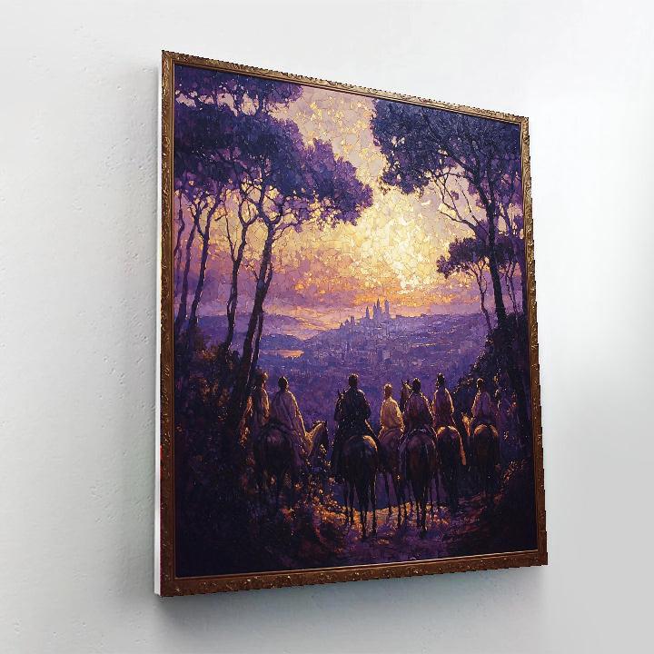 Caravaggio Inspired Aura Of Twilight  DIY Paint By Numbers