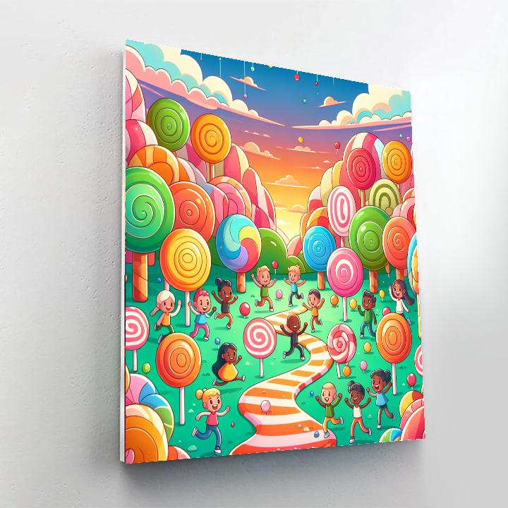 Adventure In Candy Wonderland Paint By Numbers Kits