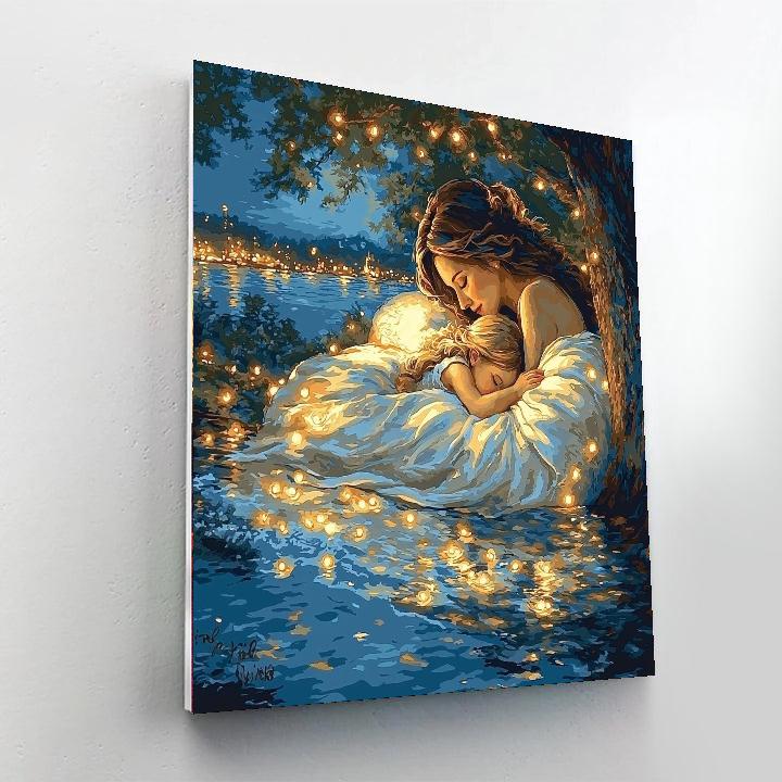 A Mother’s Touch Number Painting