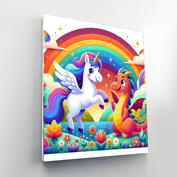 Magical Mythical Creatures DIY Paint By Numbers