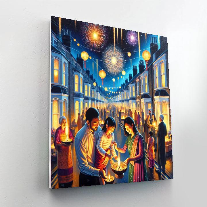 Diwali Lights Festival - United Kingdom Paint By Number