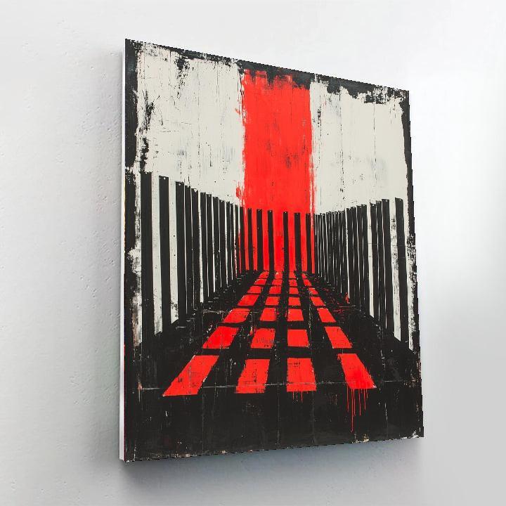 Banksy Inspired Freedom's Boundaries  Paint By Number