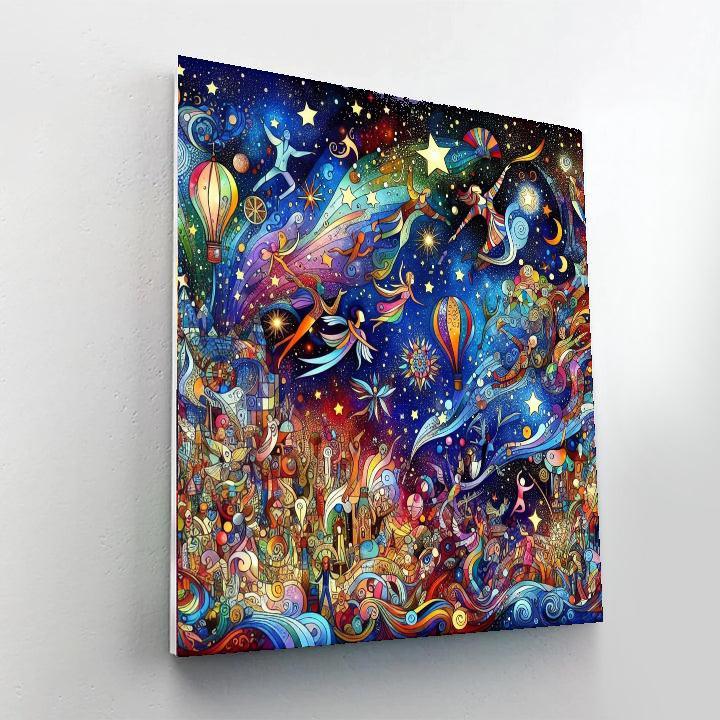 Fantastical Starry Adventures DIY Paint By Numbers