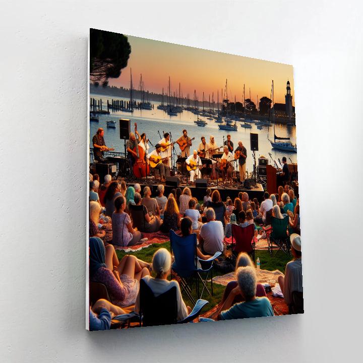 Newport Folk Festival - Usa Paint By Numbers Art