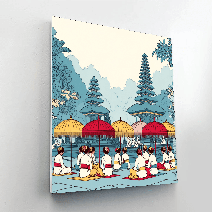 Day Of Silence - Bali Painting By Numbers Kit