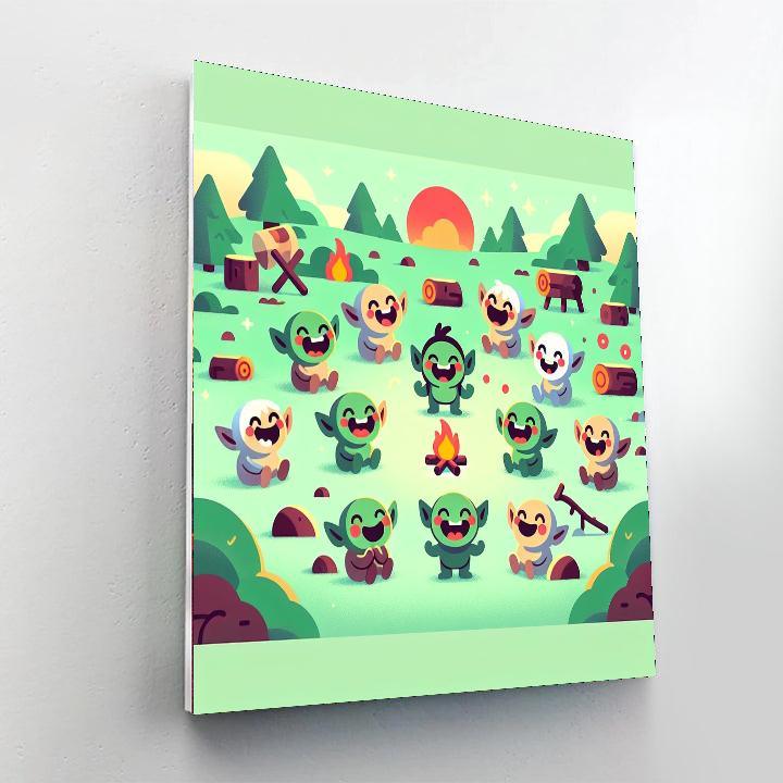 Giggling Goblins Gathering Paint By Number