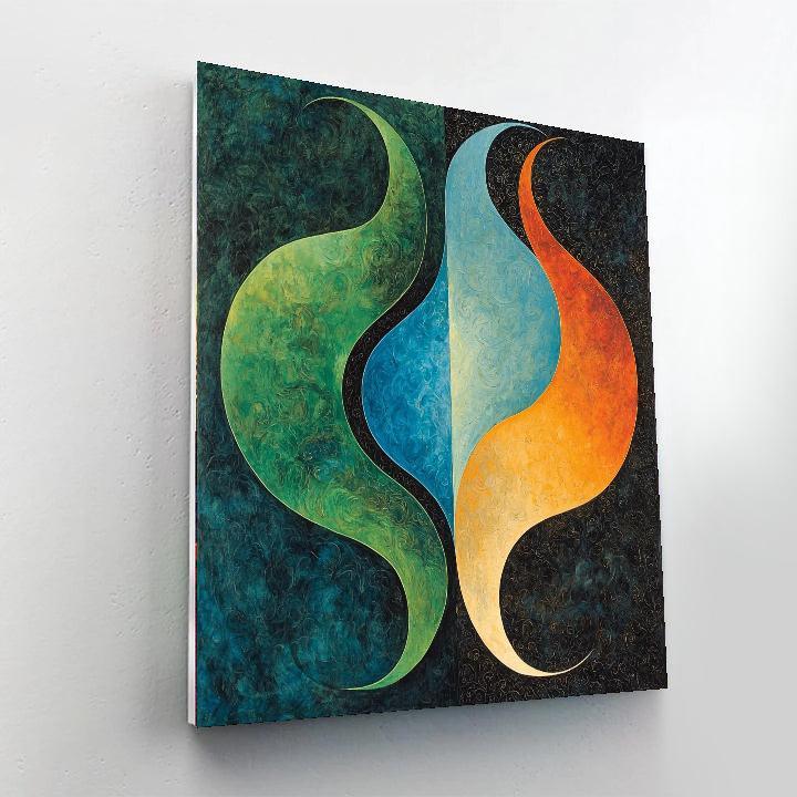 Max Ernst Inspired The Harmony Of Elements  Paint By Numbers Kits