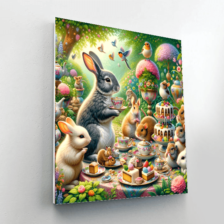 Whimsical Enchanted Tea Party - DIY Painting By Numbers Kit