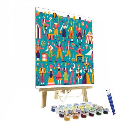 Circus Big Top Spectacle Number Painting