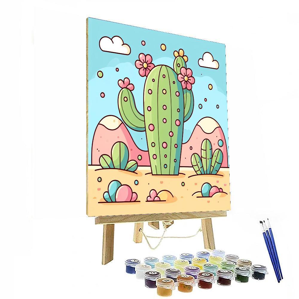 Bright Desert Sunset Paint By Color