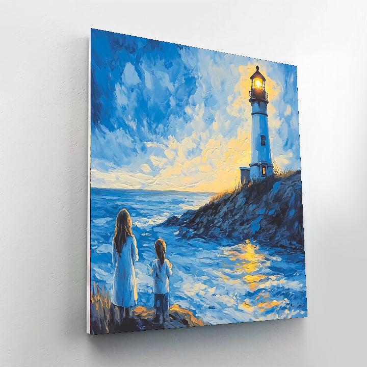Guiding Light Of A Mother Paint By Color