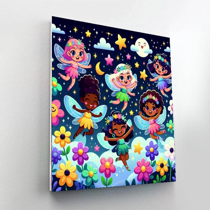 Magical Night In Fairyland Paint By Color