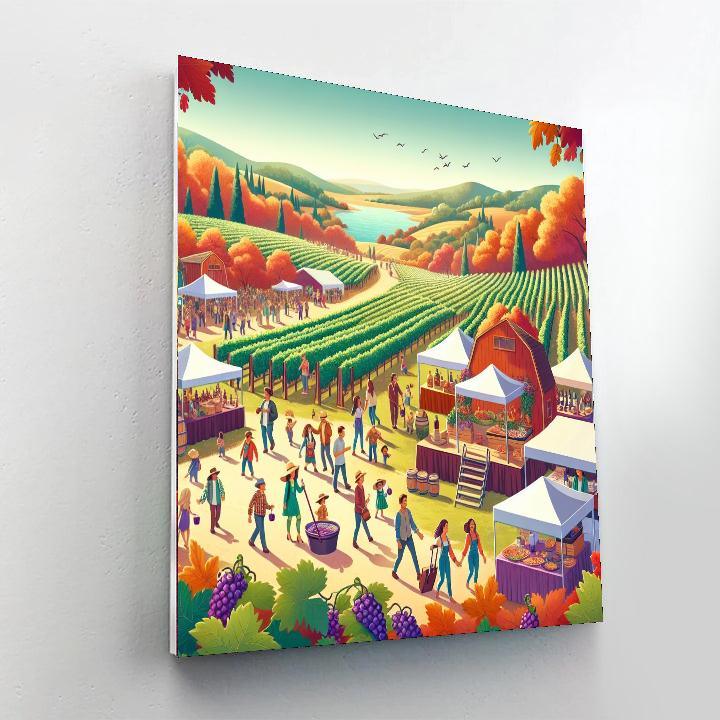 Napa Valley Harvest Festival - Napa Valley, California, Usa Paint By Number