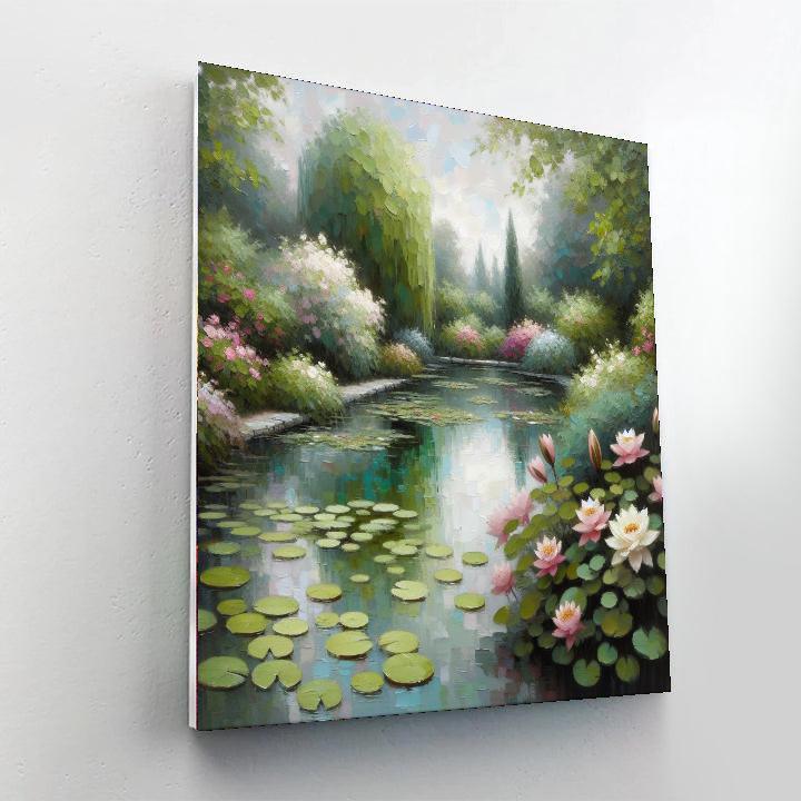 Monet's Water Garden DIY Paint By Numbers