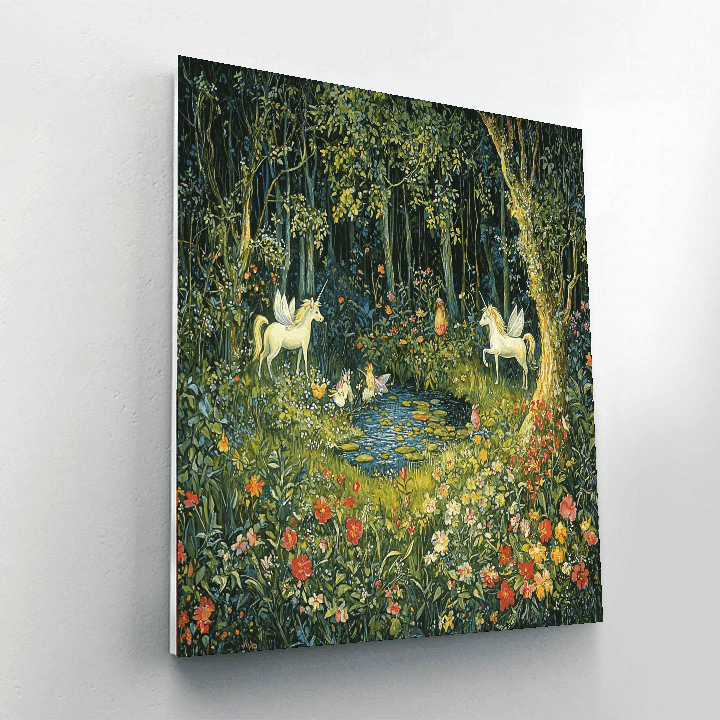 Arthur Rackham Inspired Fantasy Woodland  Paint By Number