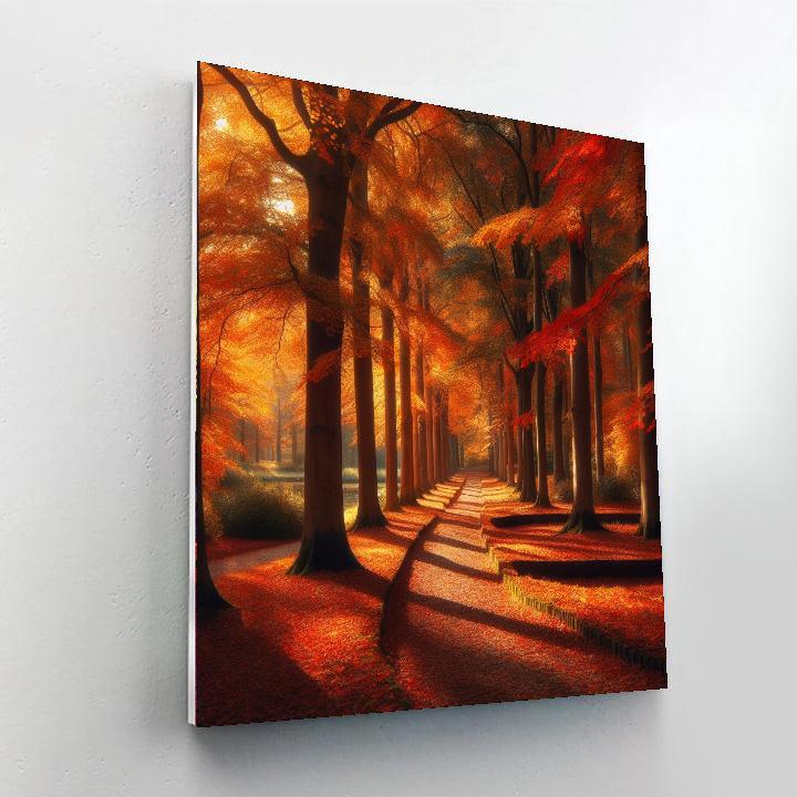 Gentle Autumn Glow Paint By Number