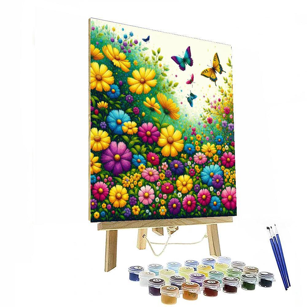 Butterfly Garden Harmony Paint By Numbers