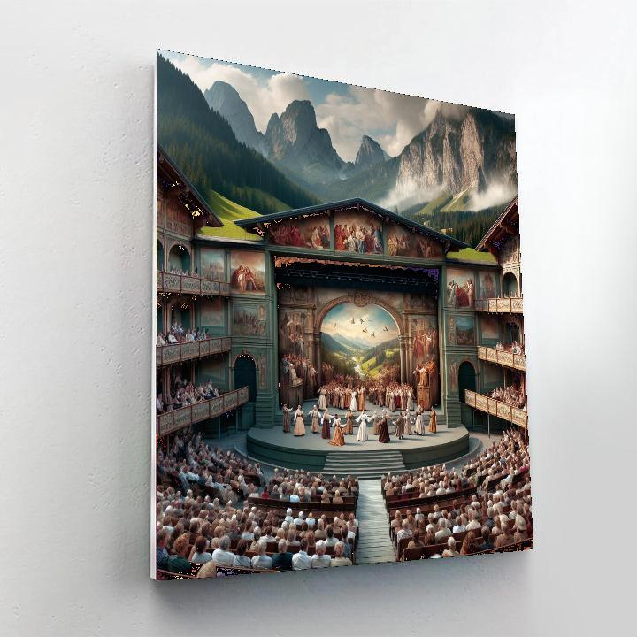 Oberammergau Passion Play - Oberammergau, Germany Paint By Numbers Art