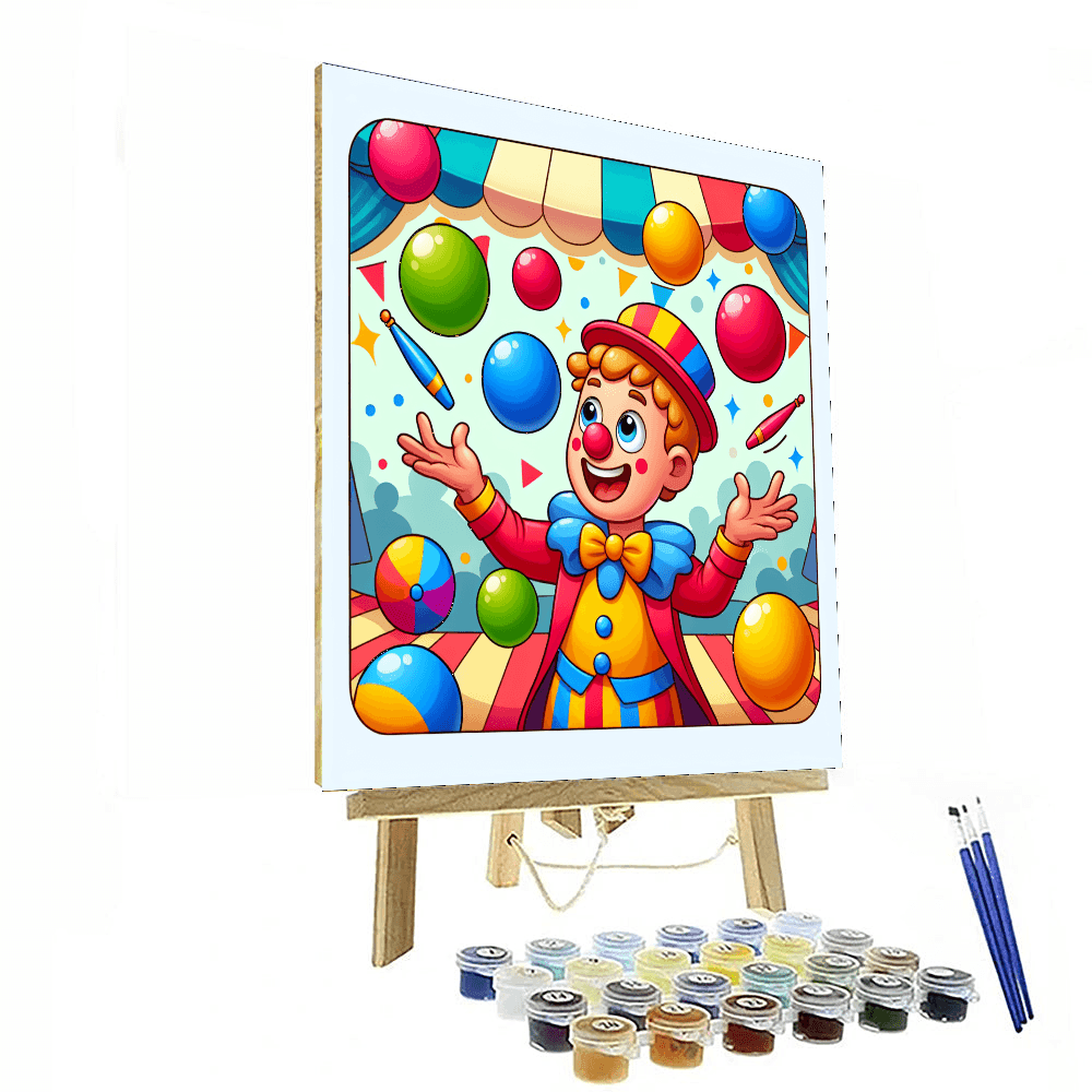 Cheerful Clowns Paint By Numbers Kits