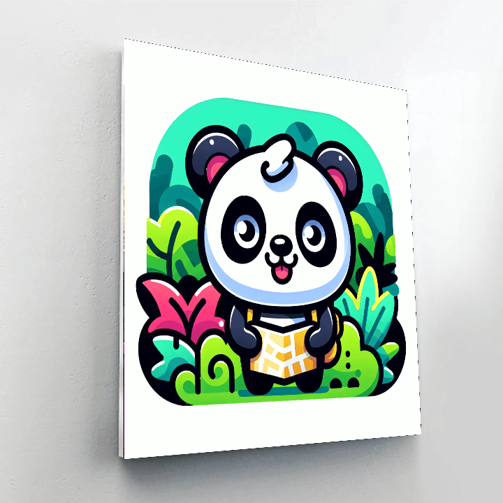 Explorer Panda DIY Paint By Numbers
