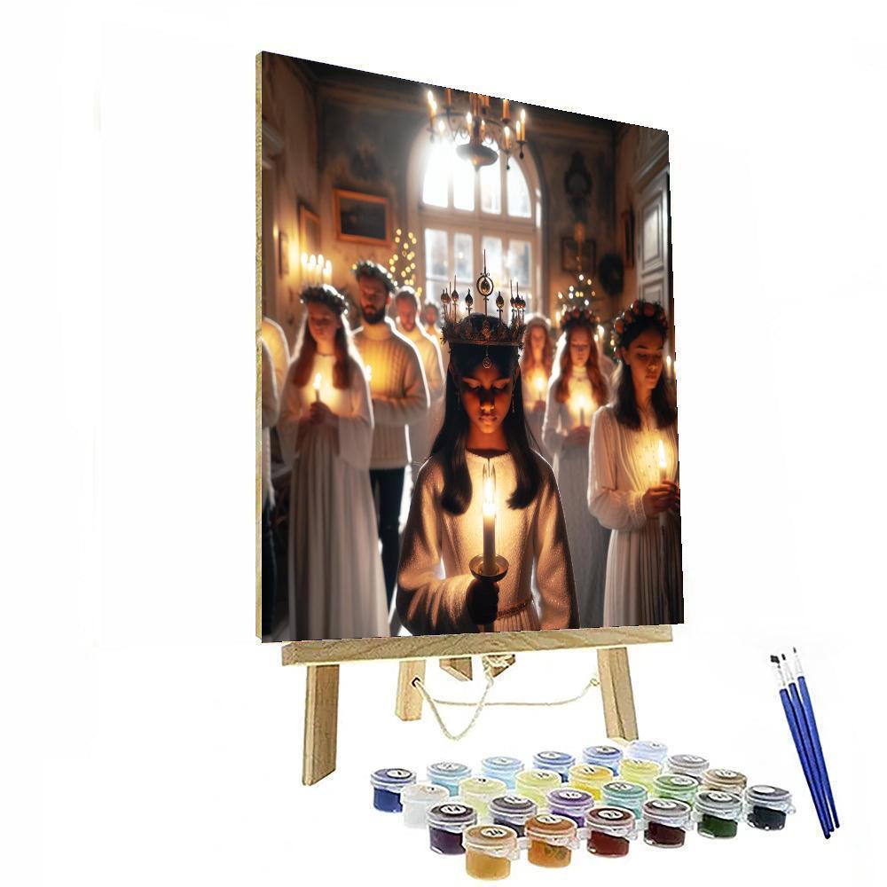 Santa Lucia Day - Sweden Painting By Numbers Kit