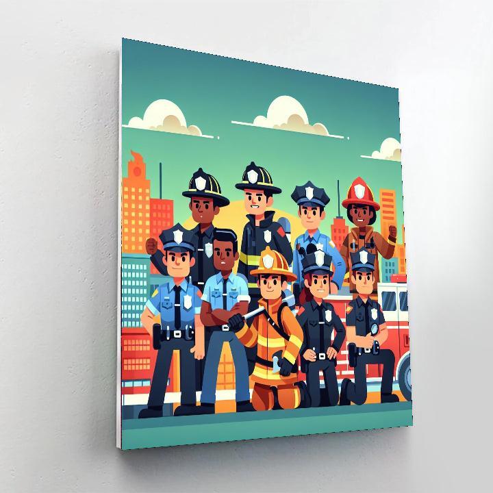 Heroic Rescue Missions Painting By Numbers Kit