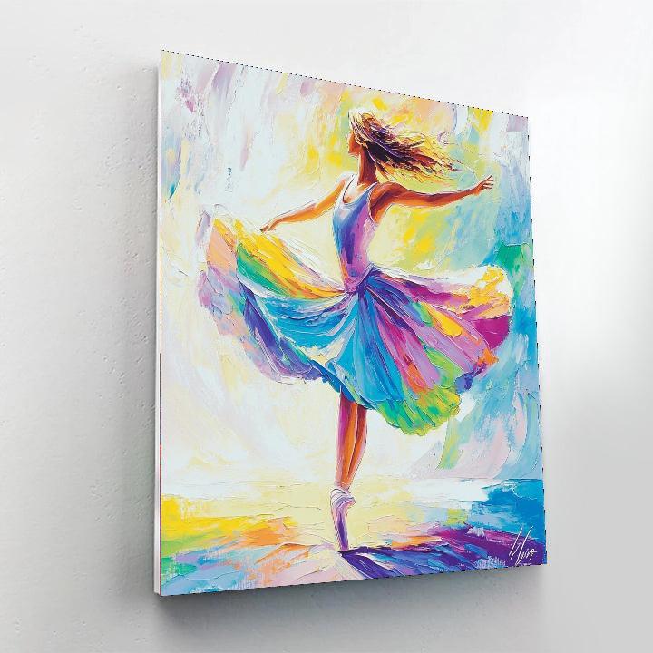 Edgar Degas Inspired Elegance In Motion  Paint By Numbers Art