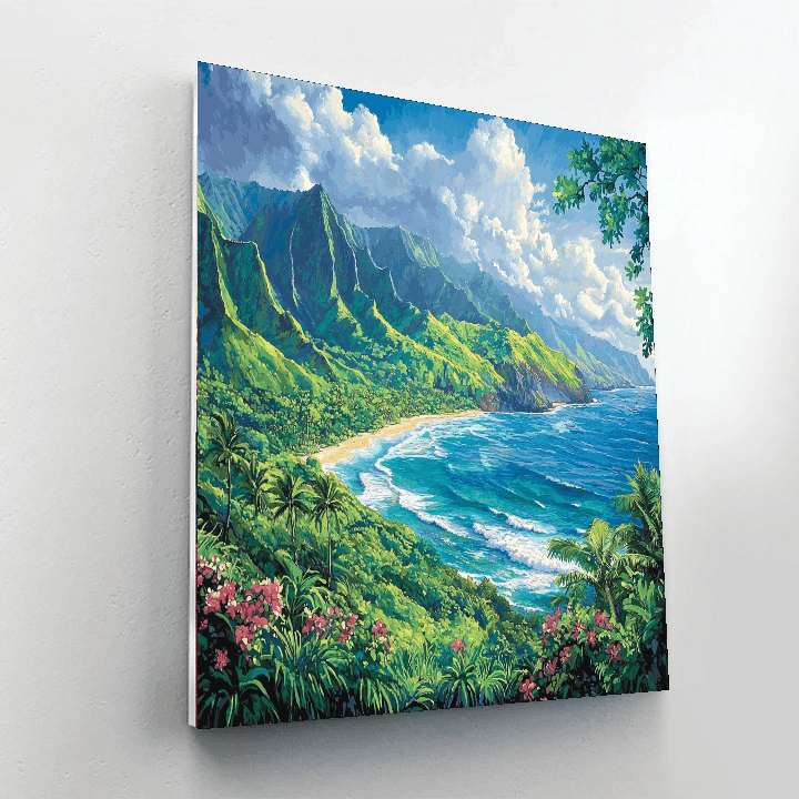 Kauai - Hawaii DIY Paint By Numbers