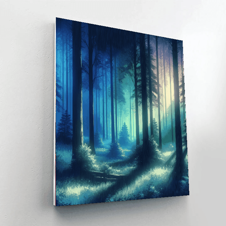 Twilight In The Forest Paint By Color