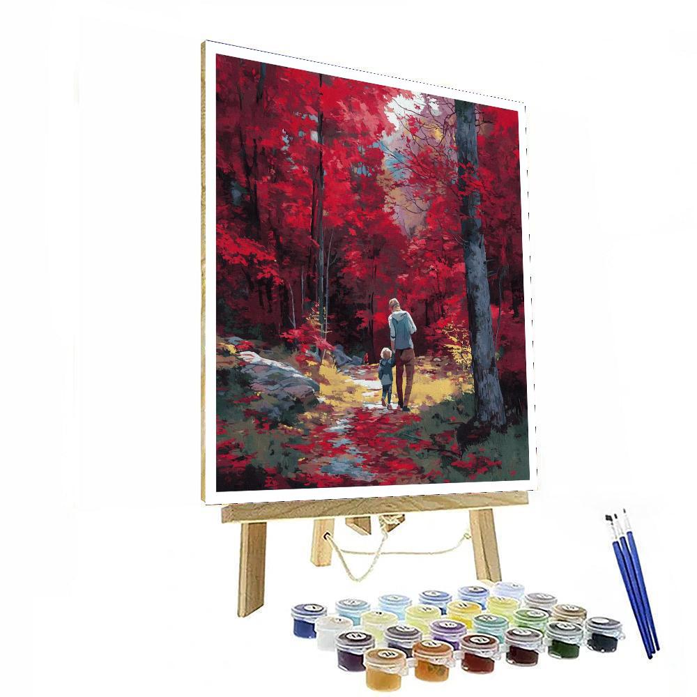 Crimson Memories Paint By Numbers Kits