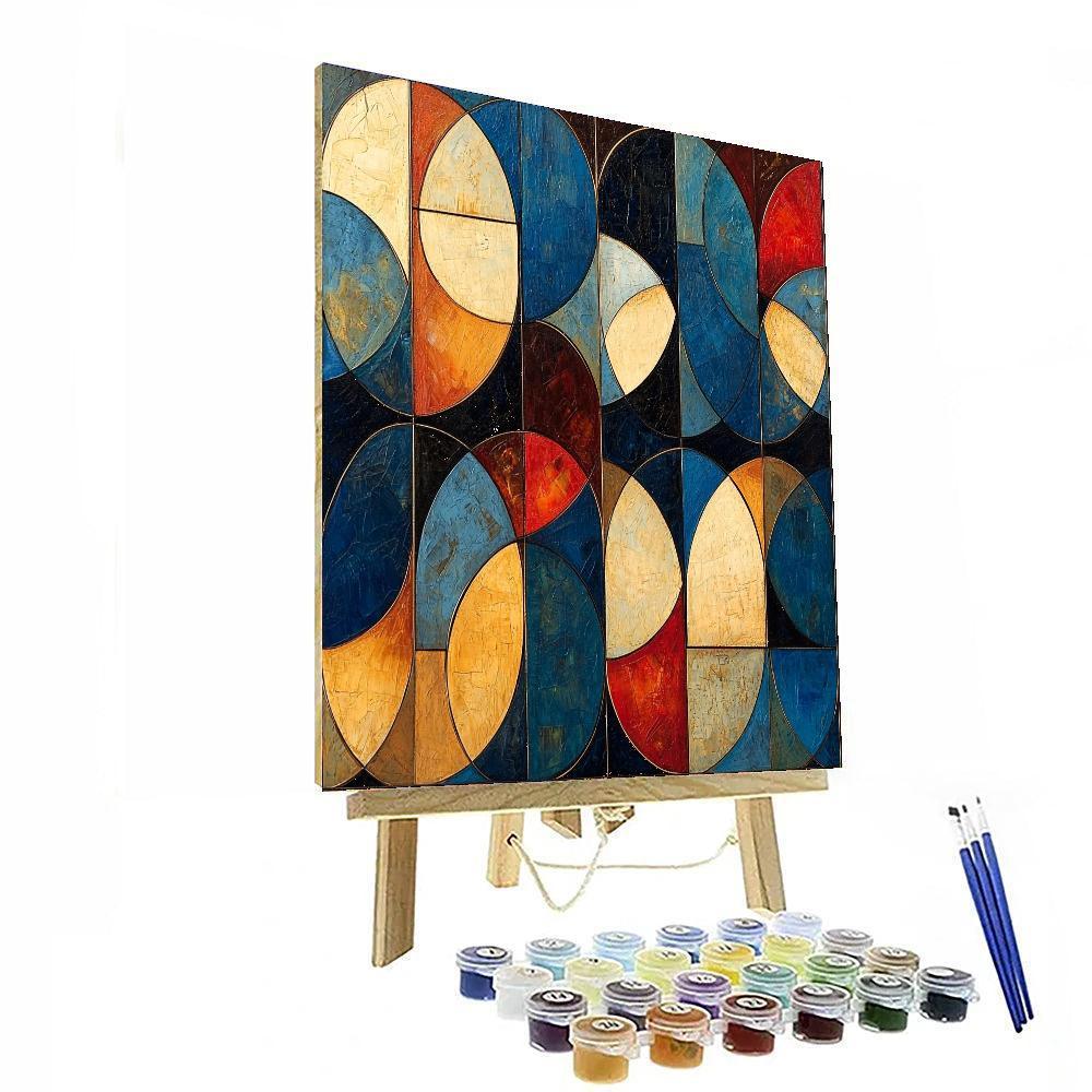 Paul Klee Inspired The Harmony Of Shapes  Paint By Number