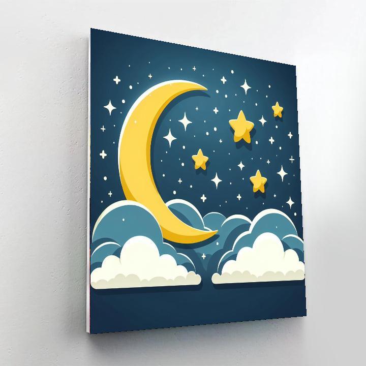 Moonlight Magic Painting By Numbers Kit
