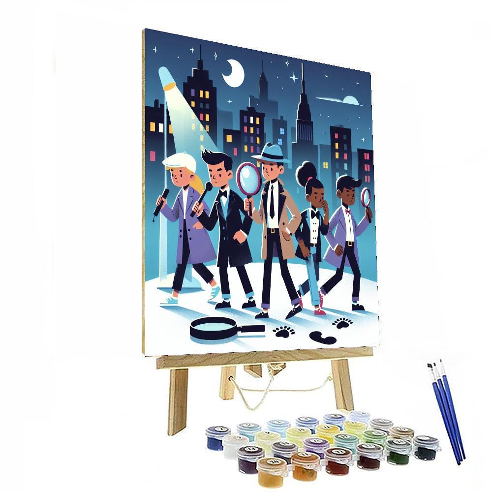 Mystery Detective Agency Paint By Color